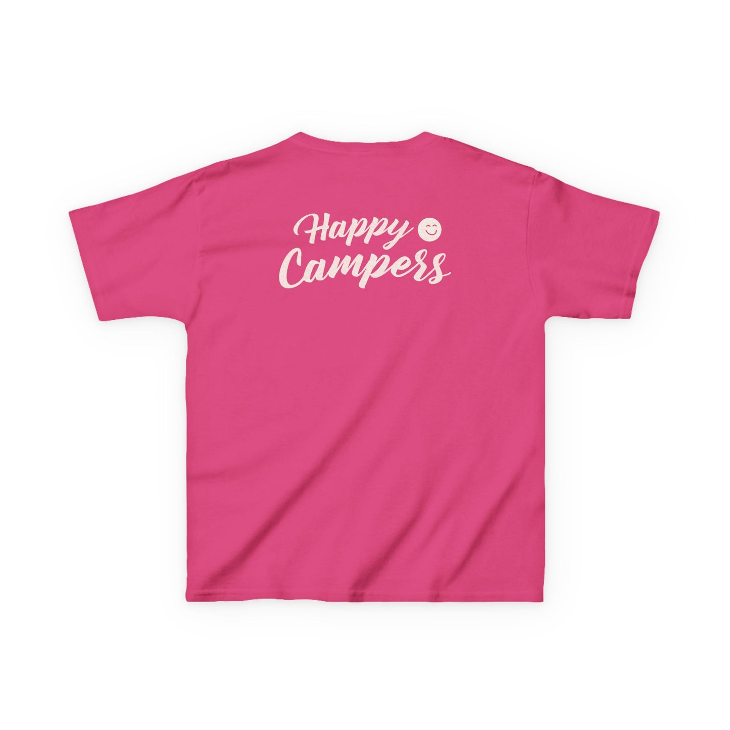 Kids T-Shirt 'Happy Campers' Smiley Camping Tee