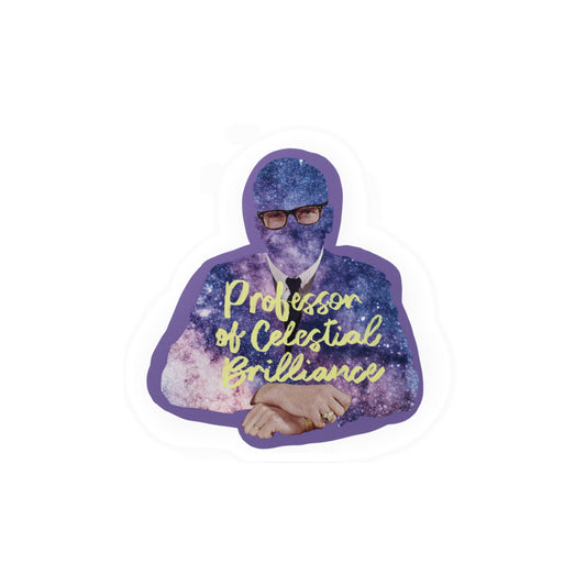 Professor of Celestial Brilliance Vinyl Sticker