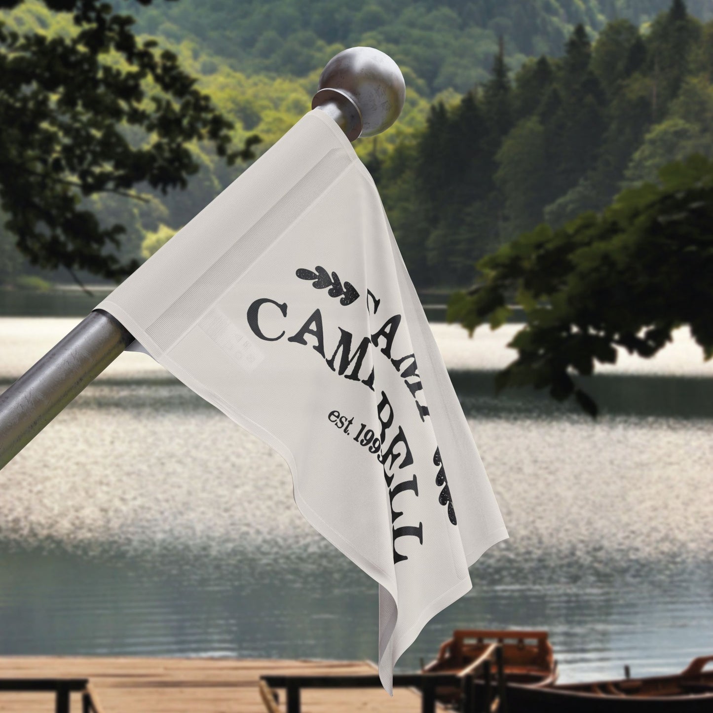 Personalized Horizontal Flag– Custom Lakehouse Banner