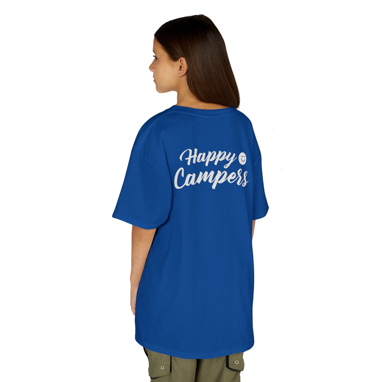 Kids T-Shirt 'Happy Campers' Smiley Camping Tee