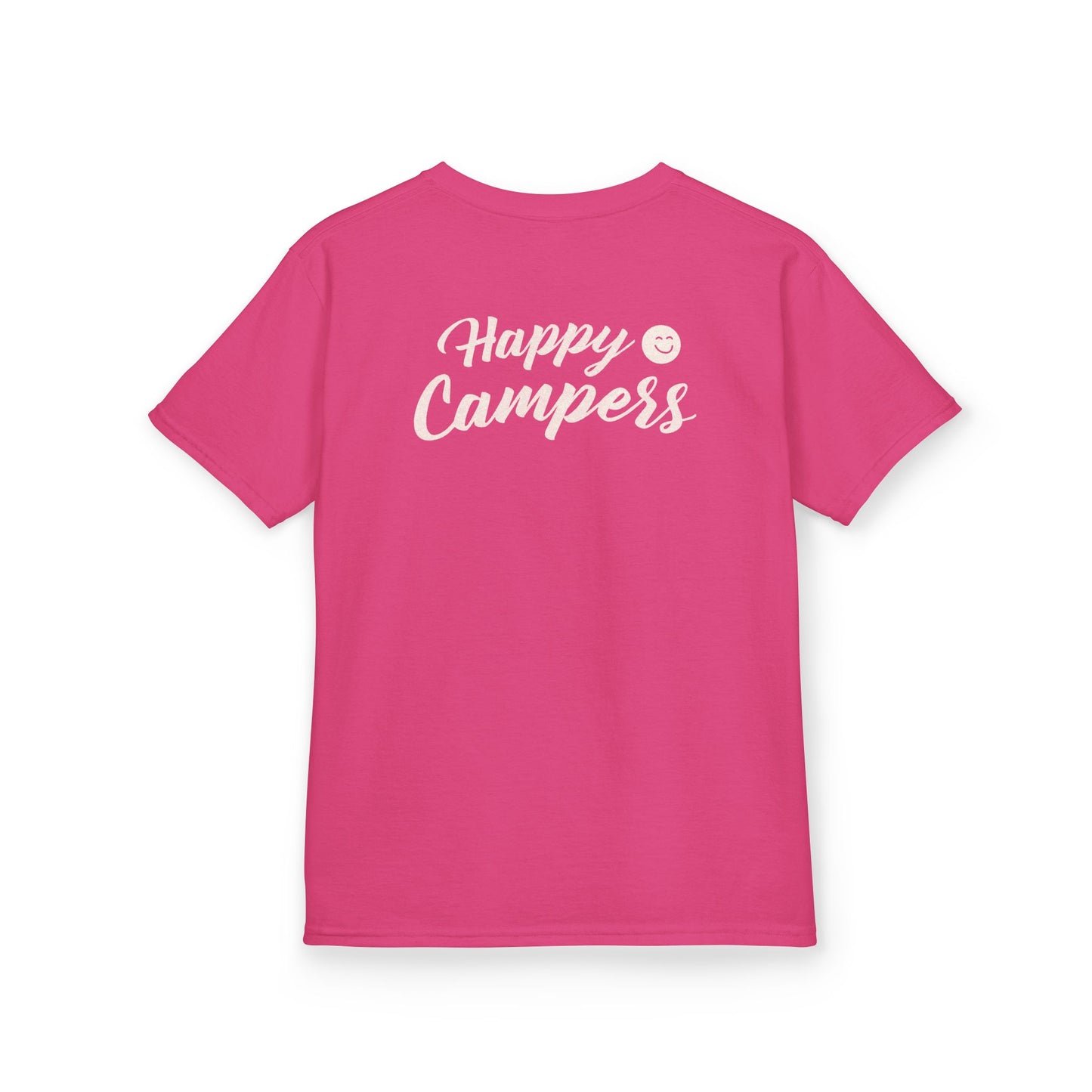 Kids T-Shirt 'Happy Campers' Smiley Camping Tee