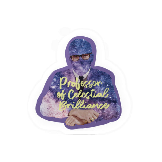 Professor of Celestial Brilliance Vinyl Sticker