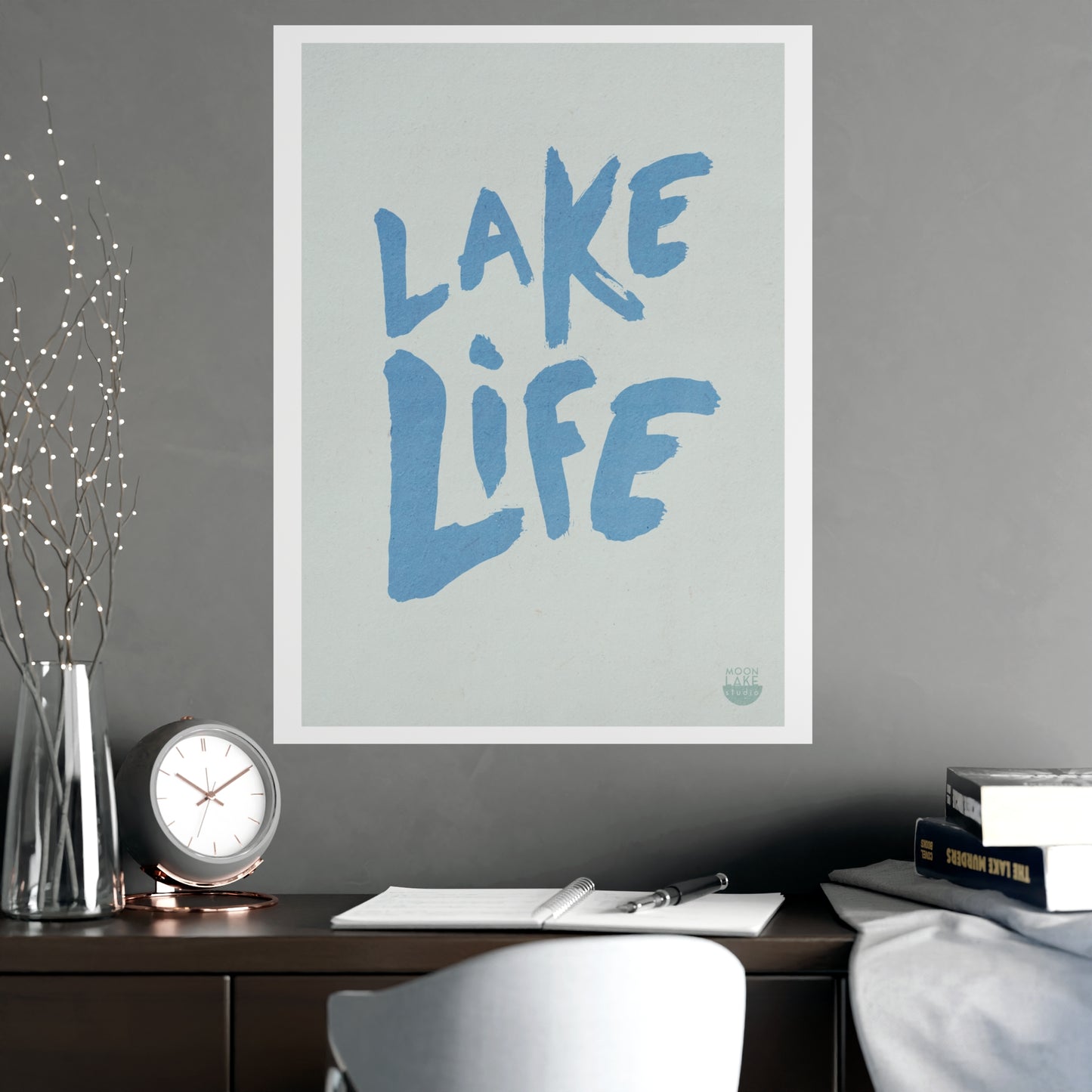 Lake Life Matte Poster — Coastal Wall Art Print