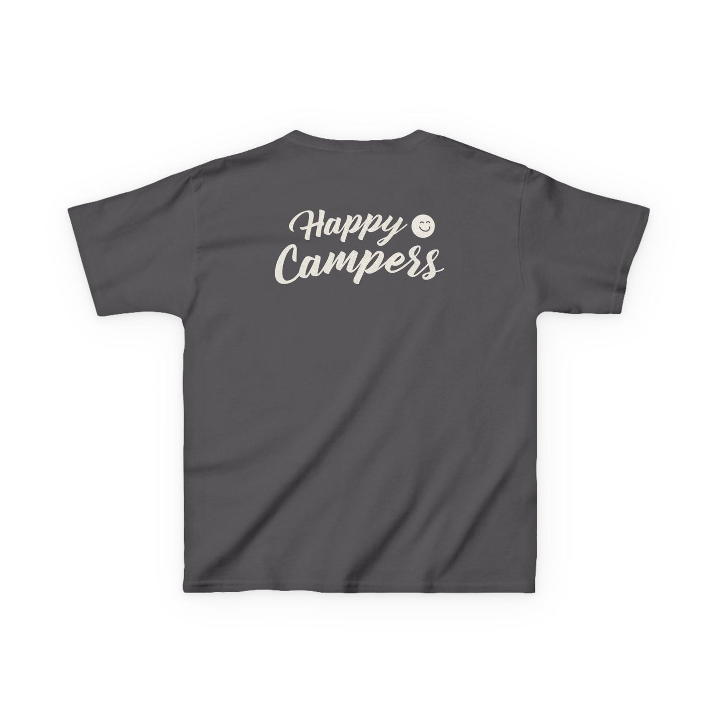 Kids T-Shirt 'Happy Campers' Smiley Camping Tee