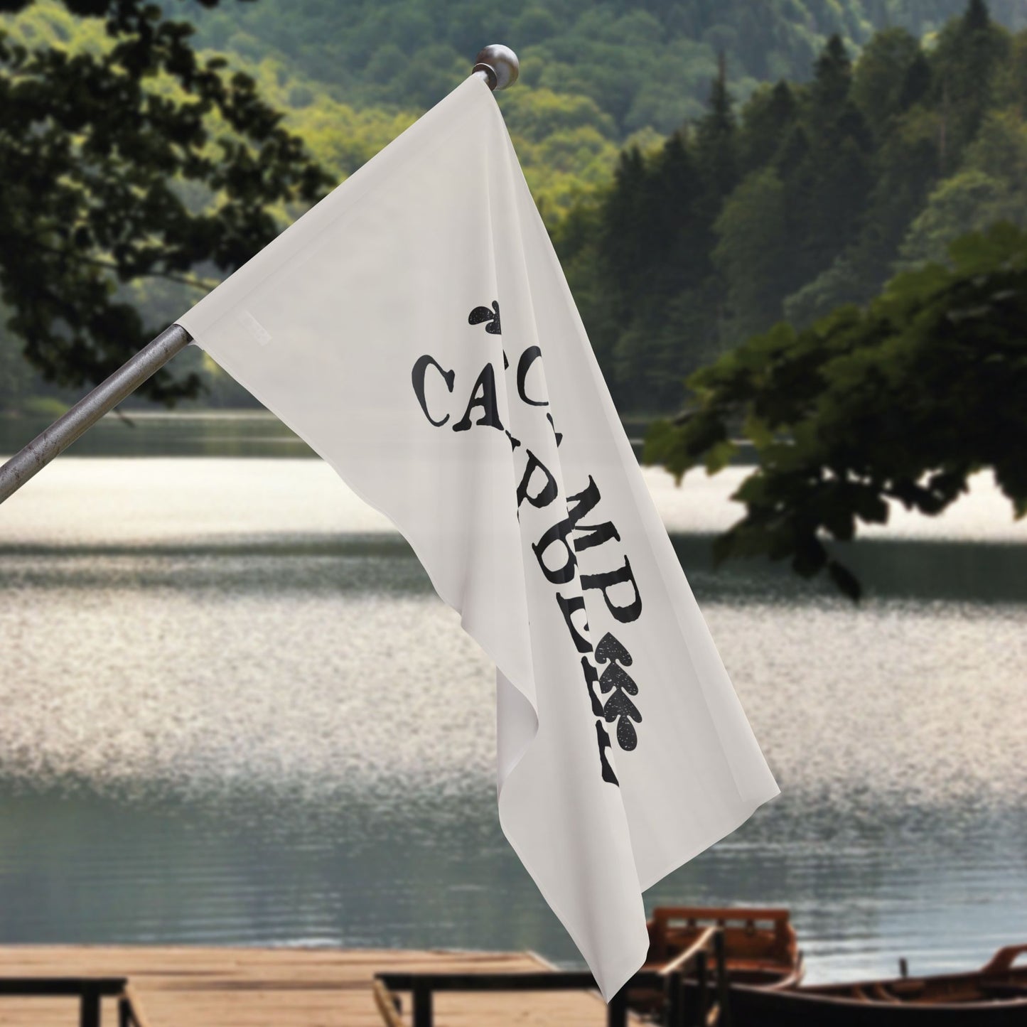 Personalized Horizontal Flag– Custom Lakehouse Banner