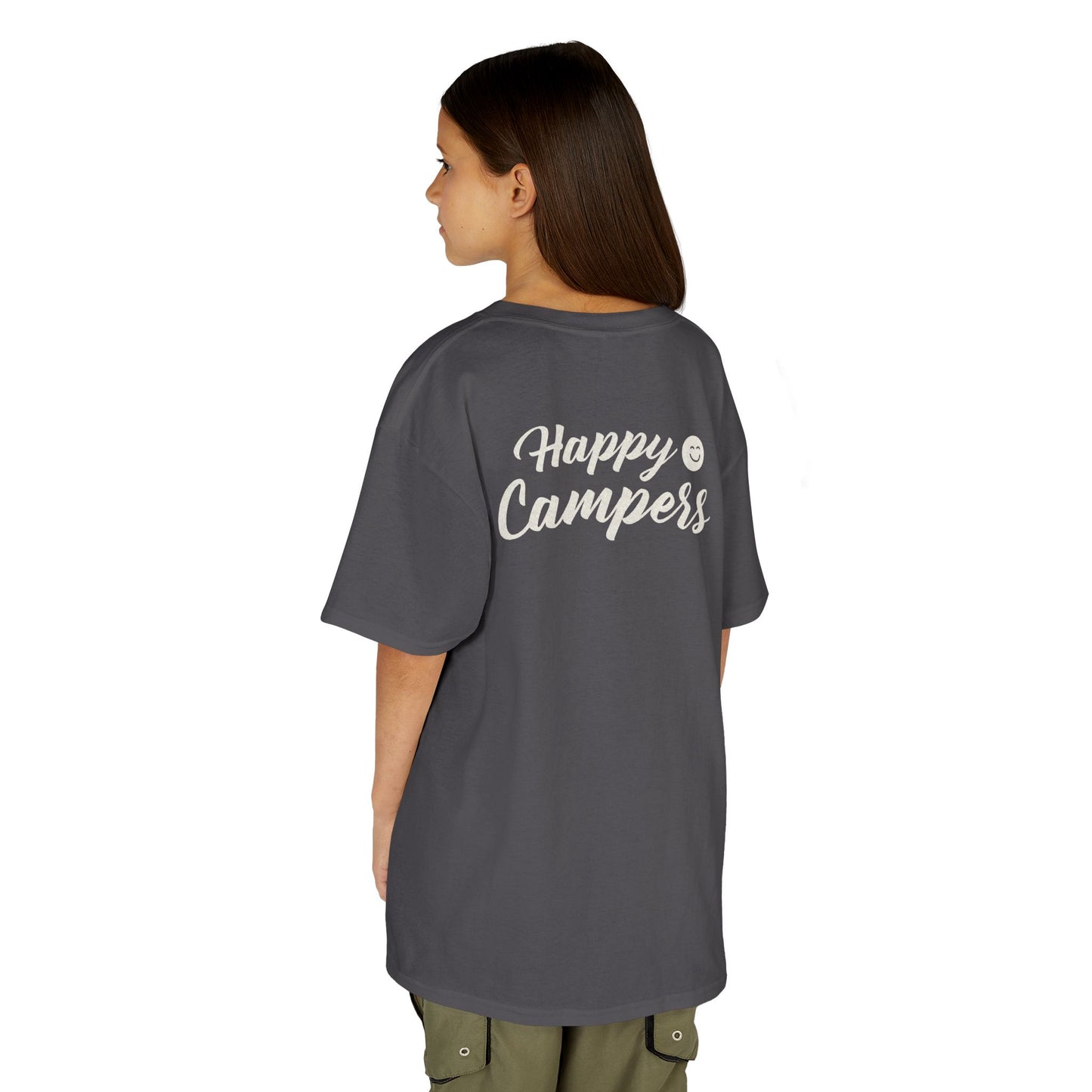 Kids T-Shirt 'Happy Campers' Smiley Camping Tee