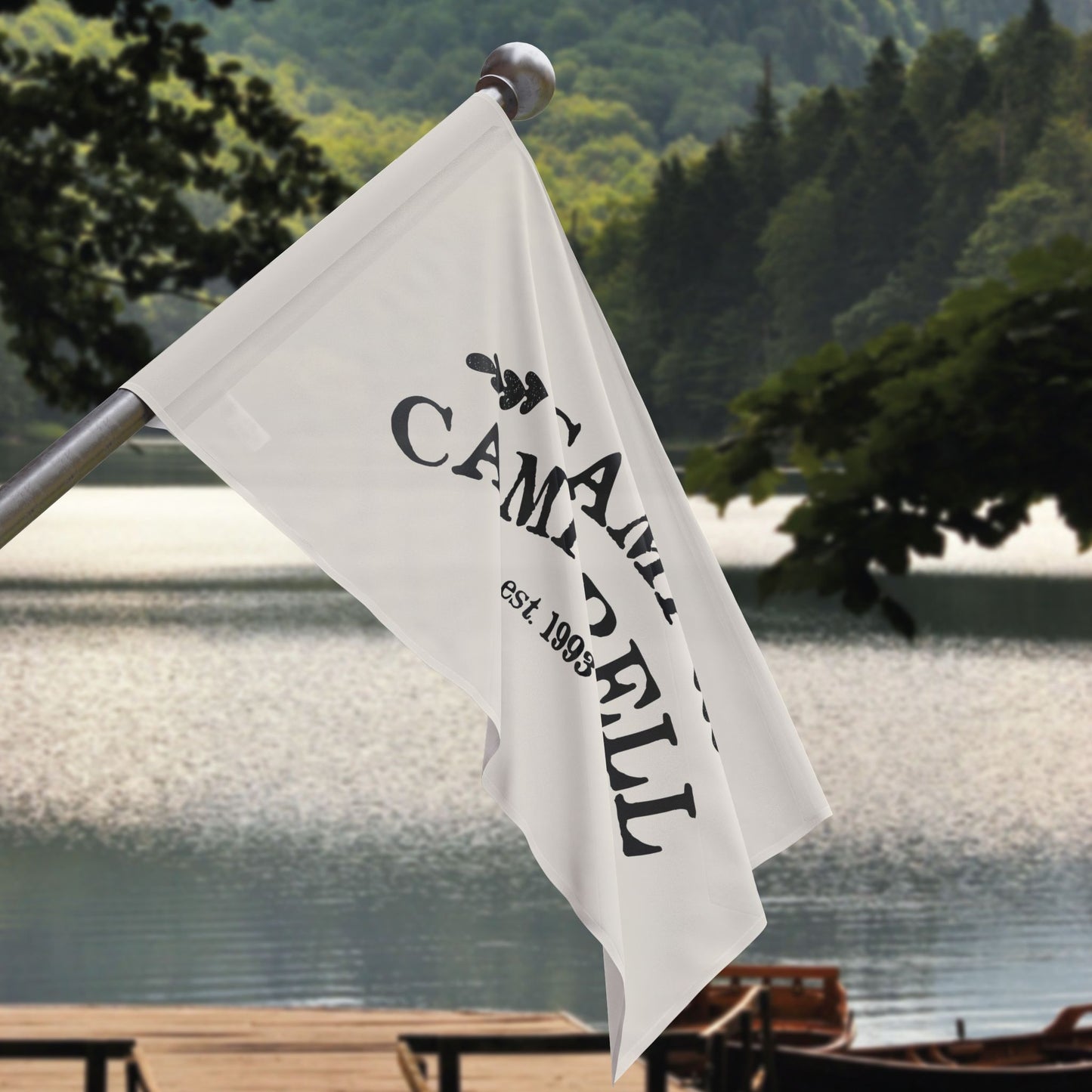 Personalized Horizontal Flag– Custom Lakehouse Banner
