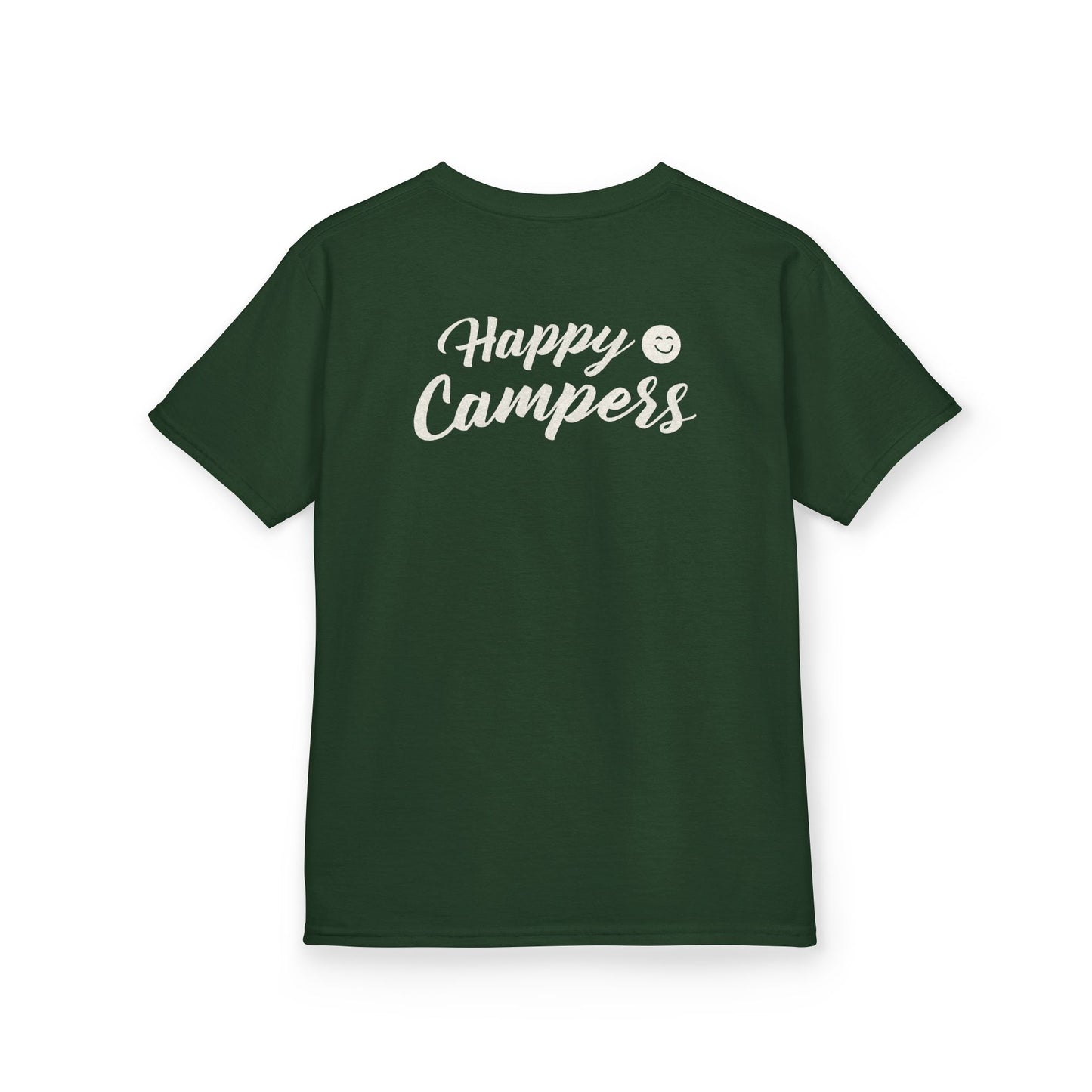 Kids T-Shirt 'Happy Campers' Smiley Camping Tee