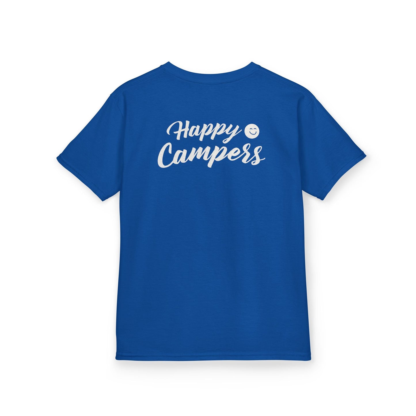 Kids T-Shirt 'Happy Campers' Smiley Camping Tee