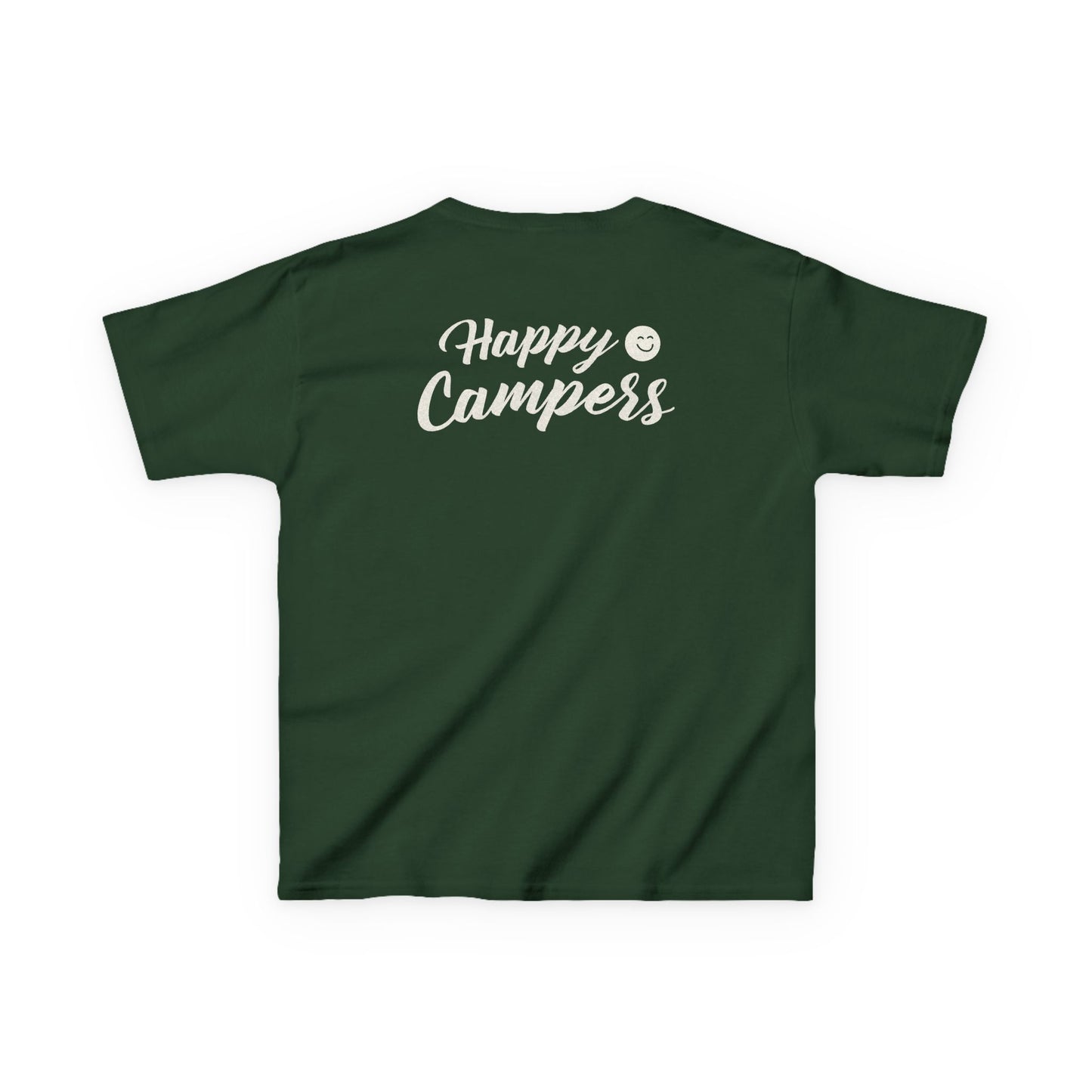 Kids T-Shirt 'Happy Campers' Smiley Camping Tee