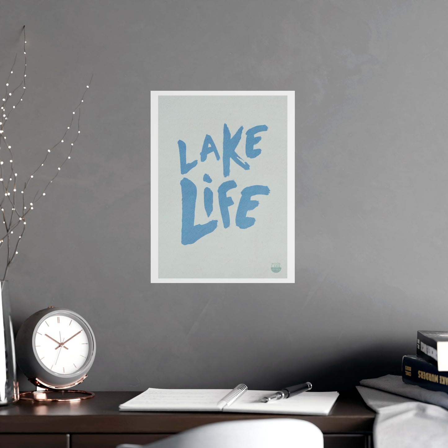 Lake Life Matte Poster — Coastal Wall Art Print